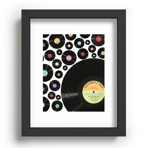Belle13 Golden Oldies Vinyl Love Recessed Framing Rectangle
