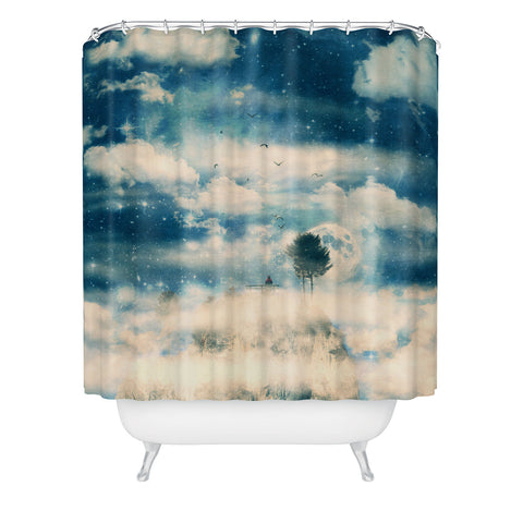 Belle13 I Know A Place Shower Curtain