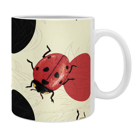 Belle13 Ladybird Polka Coffee Mug