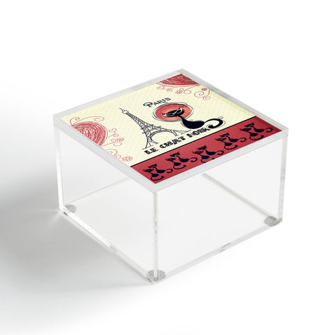 Belle13 Le Chat Noir Acrylic Box