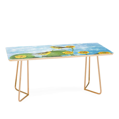 Belle13 Love Chirp on Water Lilies Coffee Table