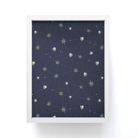 Belle13 Love Constellation Framed Mini Art Print