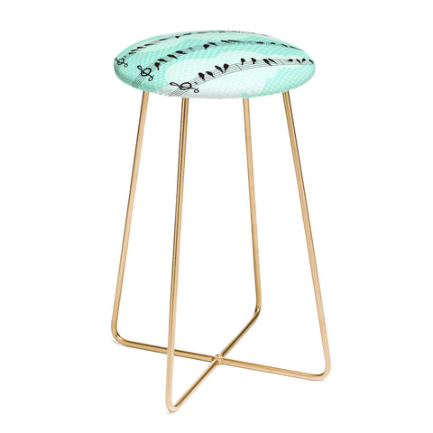 Belle13 Musical Nature Counter Stool