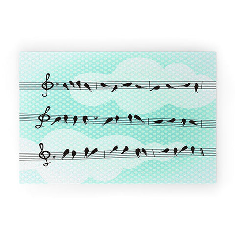 Belle13 Musical Nature Welcome Mat