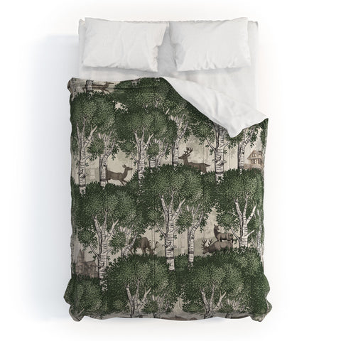 Belle13 My Deer Secret Forest Comforter