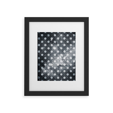 Belle13 Polka Dot Universe Framed Art Print