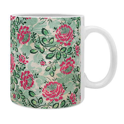 Belle13 Retro French Floral Pattern Coffee Mug