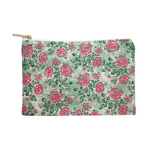 Belle13 Retro French Floral Pattern Pouch