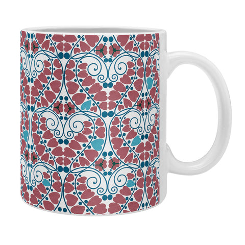 Belle13 Retro Love Pattern Coffee Mug