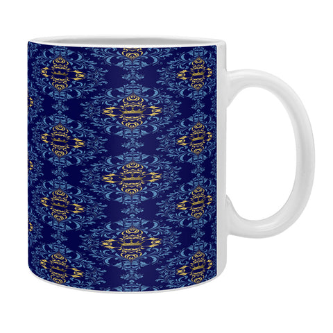 Belle13 Royal Damask Pattern Coffee Mug