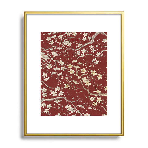 Belle13 Sakura Cherry Blossoms Metal Framed Art Print