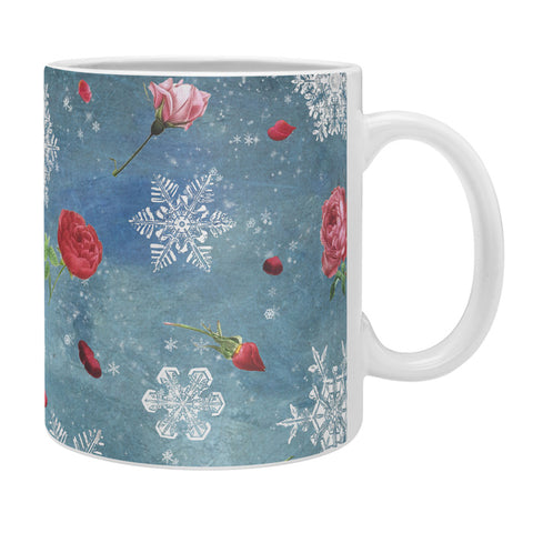 Belle13 Snow and Roses Coffee Mug