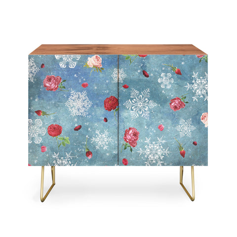 Belle13 Snow and Roses Credenza