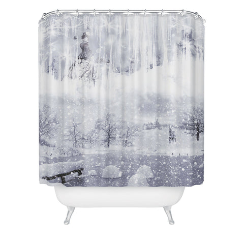 Belle13 Snow Queen Shower Curtain