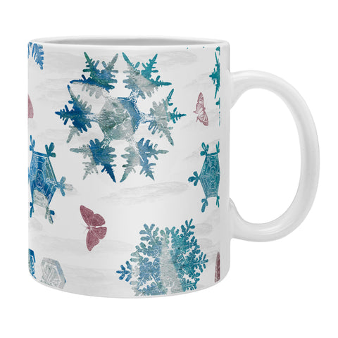 Belle13 Snowflakes and Butterflies Coffee Mug