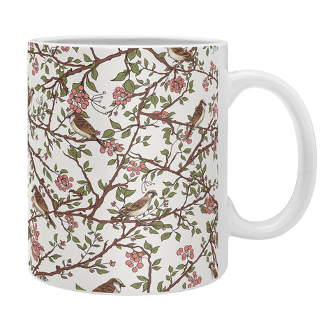 Belle13 Sparrow Tree On A Spring Day Coffee Mug