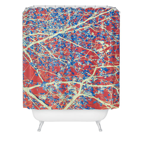Belle13 Spring Abstract Shower Curtain
