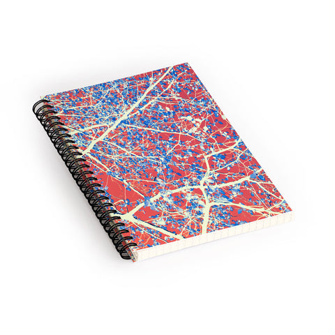 Belle13 Spring Abstract Spiral Notebook