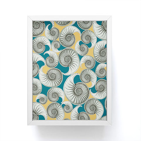 Belle13 Summertime Shells Framed Mini Art Print