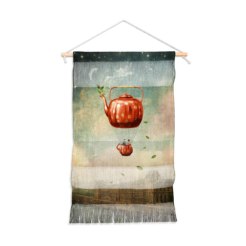 Belle13 Tea for Two at Dusk Wall Hanging Portrait