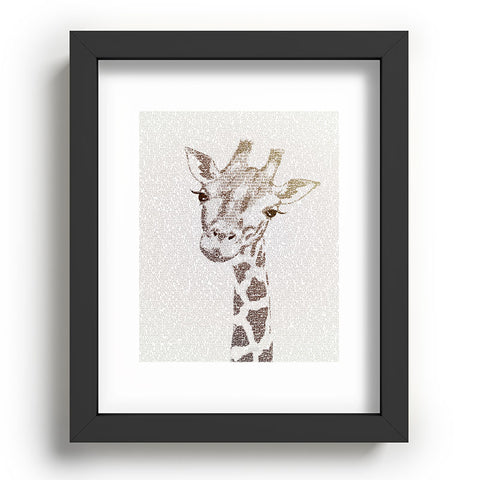 Belle13 The Intellectual Giraffe Recessed Framing Rectangle