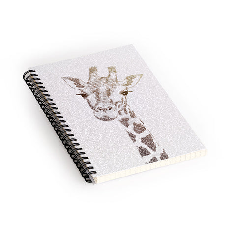 Belle13 The Intellectual Giraffe Spiral Notebook