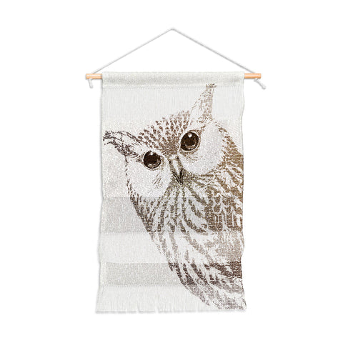 Belle13 The Intellectual Owl Wall Hanging Portrait