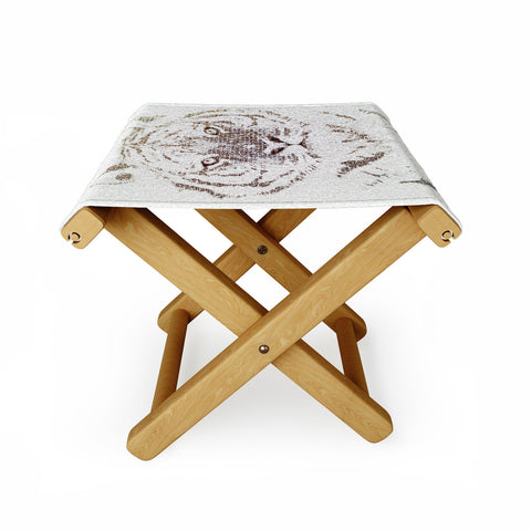Belle13 The Intellectual Tiger Folding Stool
