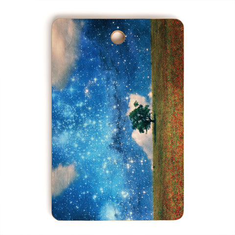 Belle13 The Magical Night Day Cutting Board Rectangle