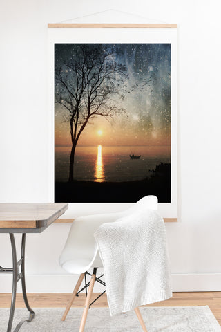 Belle13 The Old Man And The Sea Art Print And Hanger