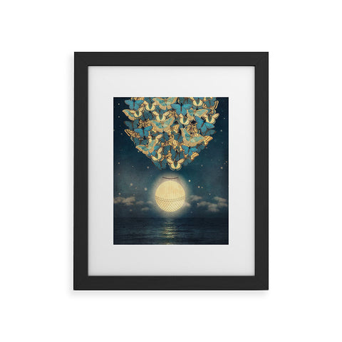 Belle13 The Rising Moon Framed Art Print