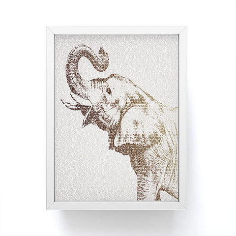 Belle13 The Wisest Elephant Framed Mini Art Print