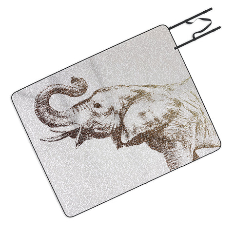 Belle13 The Wisest Elephant Picnic Blanket