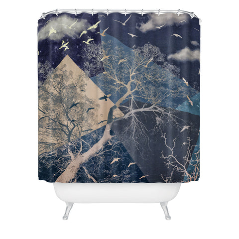 Belle13 To The Sky Shower Curtain