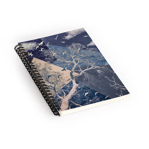 Belle13 To The Sky Spiral Notebook