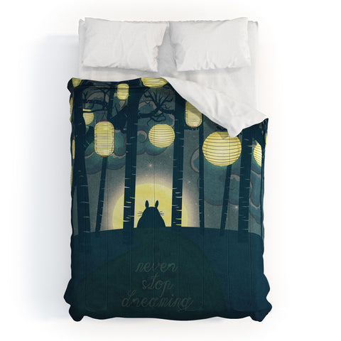 Belle13 Totoros Dream Forest Comforter
