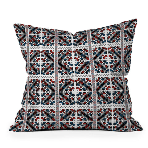 Belle13 Traditional Deco Throw Pillow