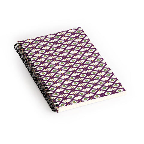 Belle13 Traditional Rhombus Deco Spiral Notebook