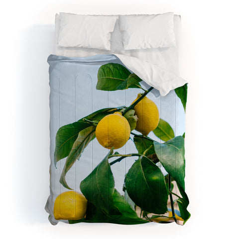 Bethany Young Photography Amalfi Coast Lemons III Comforter