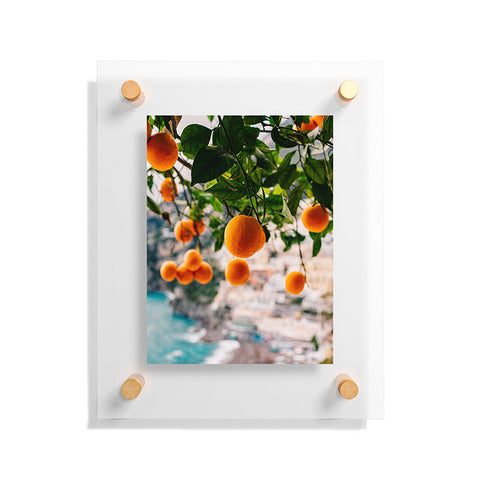 Bethany Young Photography Amalfi Coast Oranges Floating Acrylic Print