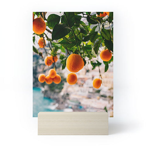 Bethany Young Photography Amalfi Coast Oranges Mini Art Print