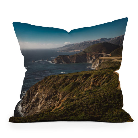 Bethany Young Photography Big Sur California VIII Throw Pillow
