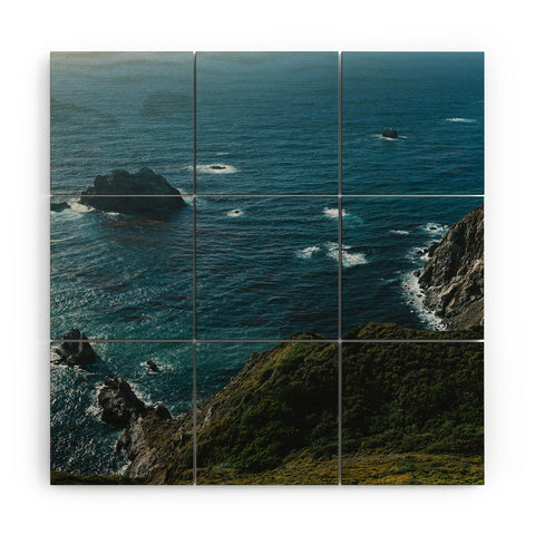 Bethany Young Photography Big Sur California X Wood Wall Mural
