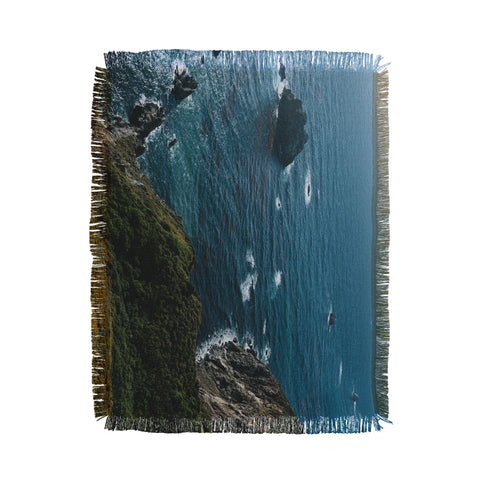 Bethany Young Photography Big Sur California X Throw Blanket