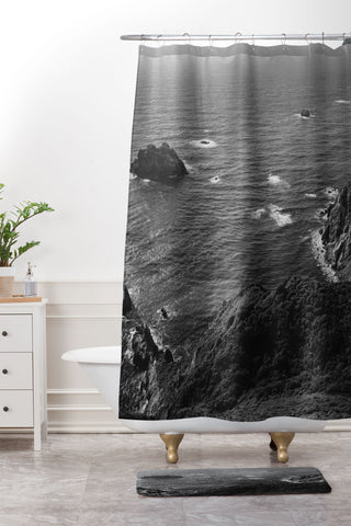 Bethany Young Photography Big Sur California XI Shower Curtain And Mat