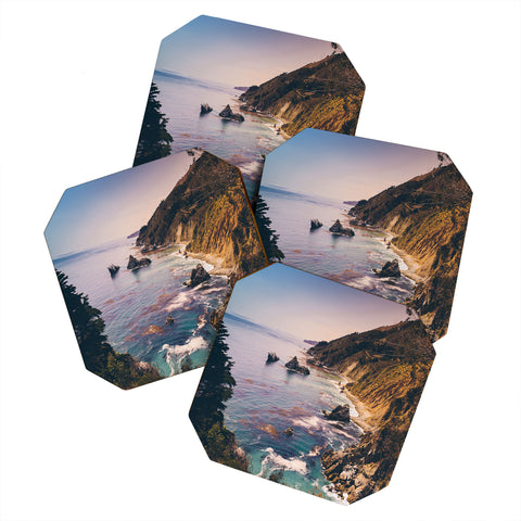 Bethany Young Photography Big Sur Pacific Coast Highway Coaster Set