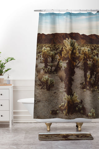 Bethany Young Photography Cholla Cactus Garden XII Shower Curtain And Mat