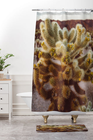 Bethany Young Photography Cholla Cactus Garden XIV Shower Curtain And Mat