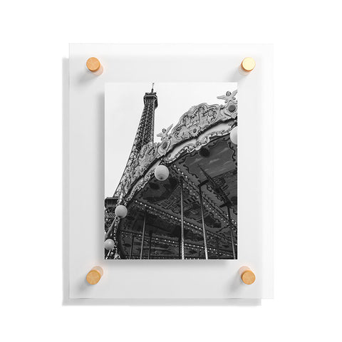 Bethany Young Photography Eiffel Tower Carousel II Floating Acrylic Print