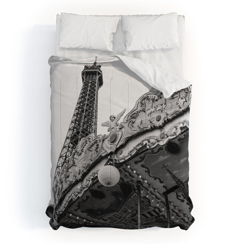 Bethany Young Photography Eiffel Tower Carousel II Comforter